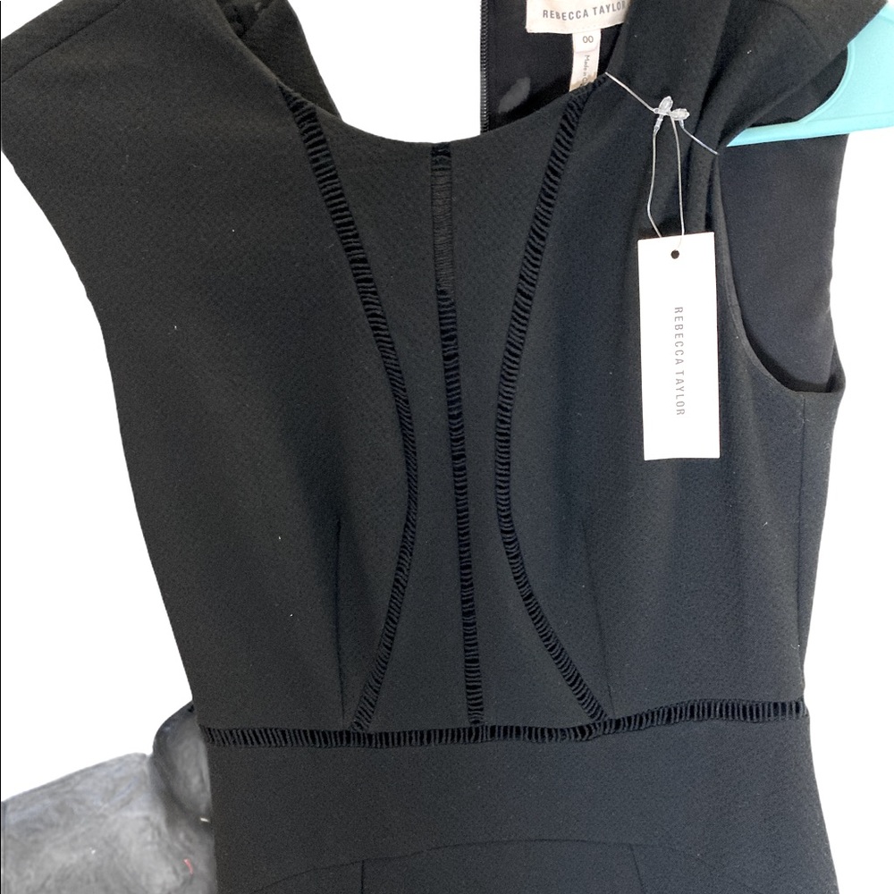 NWT Rebecca Taylor lbd little black dress